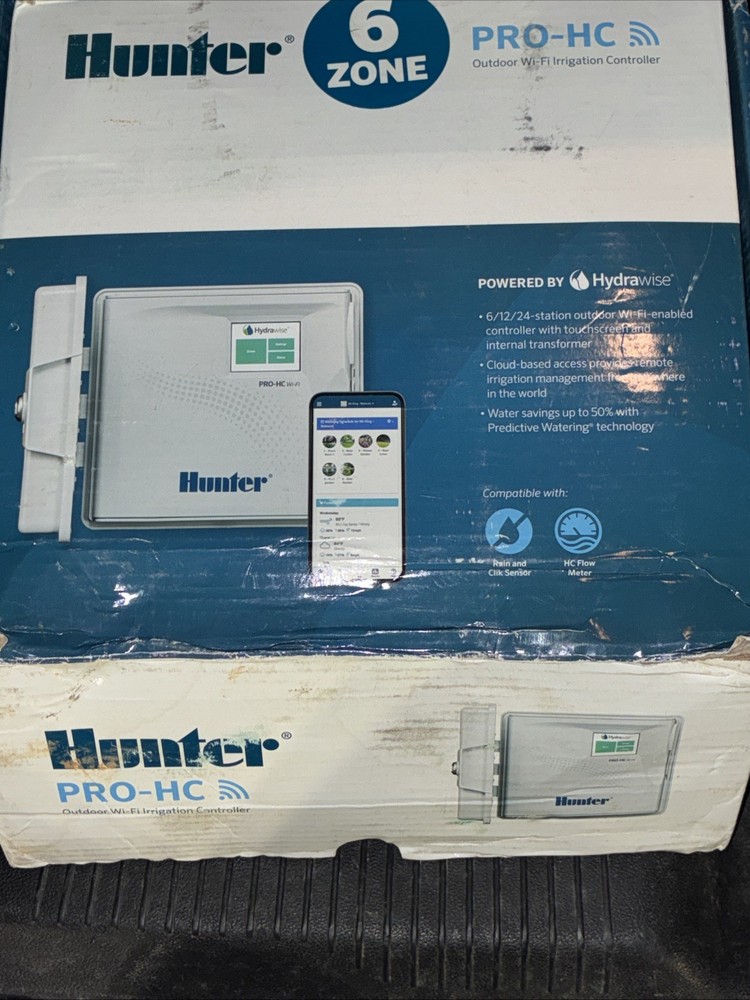 Hunter PRO-HC PHC-600 Residential 6 Station Irrigation Controller Hydrawise