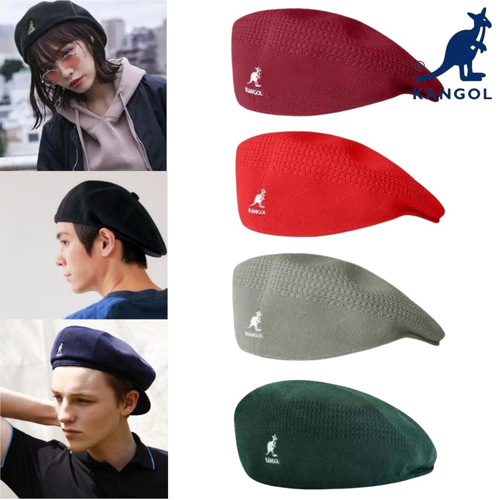 Kangol 504 Ventair Beret Hat Summer Breathable Flat Cap Woven Casual Newsboy Hat