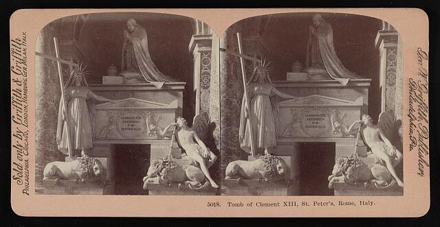 Photo:Tomb of Clement XIII,St. Peter's Rome,Italy 1