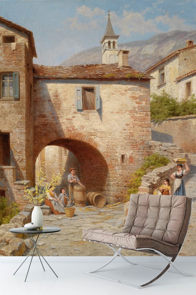 3D Landscape Oil Painting Wall Murals Wallpaper Murals Wall Sticker