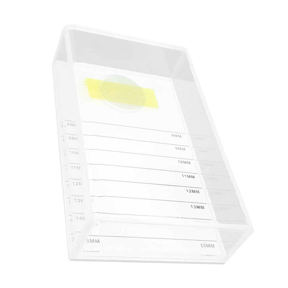 Grafted Eyelash Board Makeup Brush Holder Storage Box Easy Open Transparent