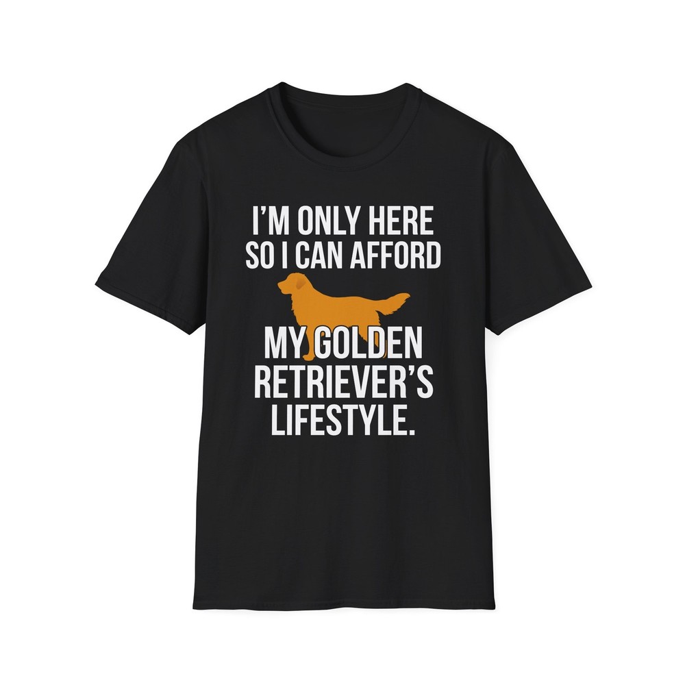 Golden Retriever Lover T-shirt Funny Golden Retriever Dog Owner Gift Men & Women