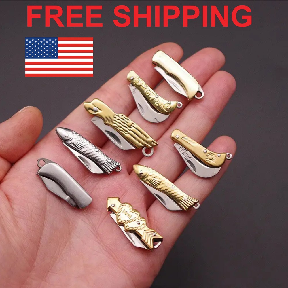 Pocket Knife Folding knife Worlds Smallest knife Mini Keychain knife Sharp knife