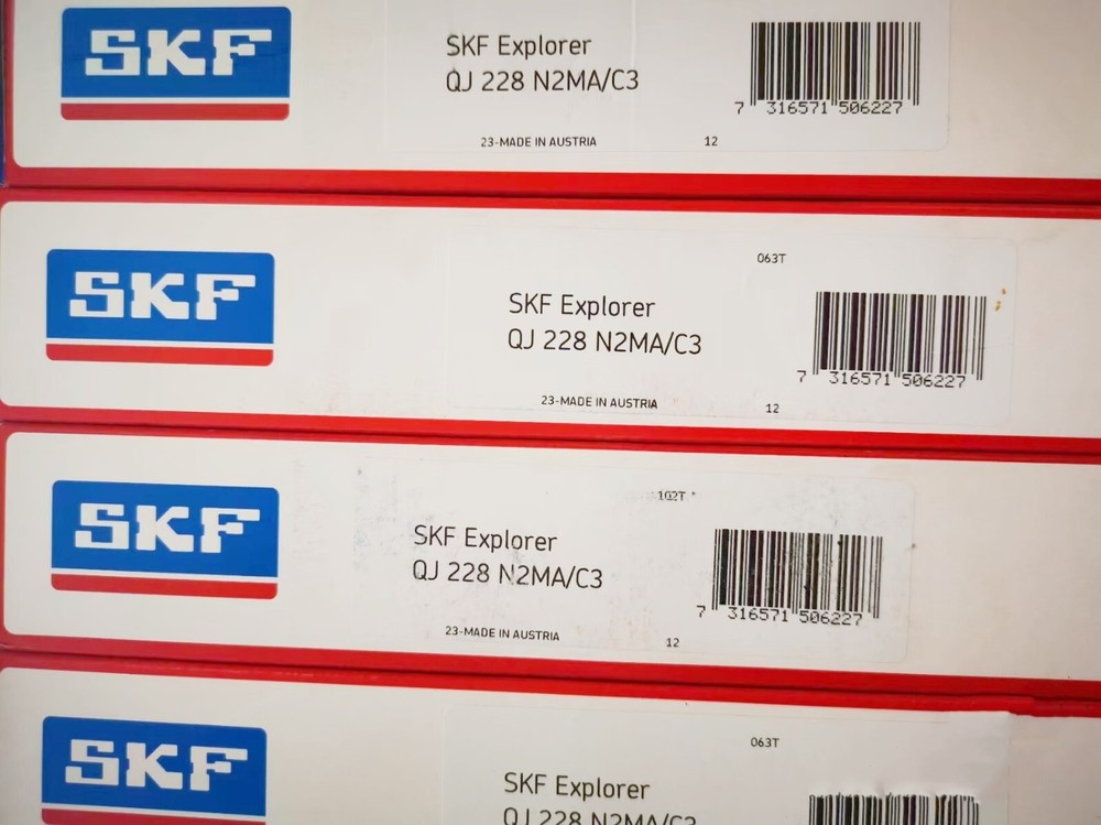 NEW SKF QJ 228 N2MA/C3 four point contact ball bearing 1PCS #NN