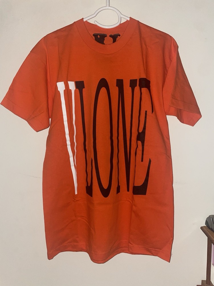 Vlone Orange Staple Tee