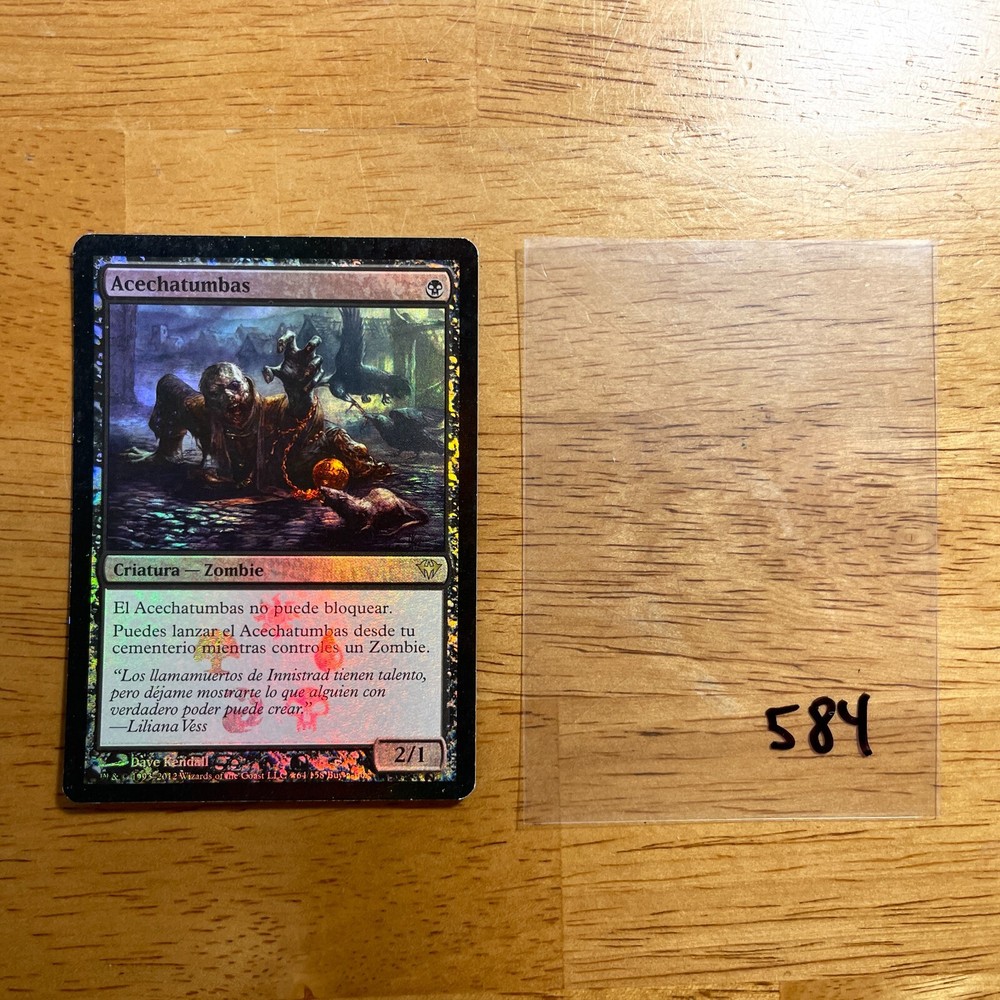 💀Gravecrawler Promo FOIL SP Acechatumbas DKA Dark Ascension MTG C pix 4 con 584-image