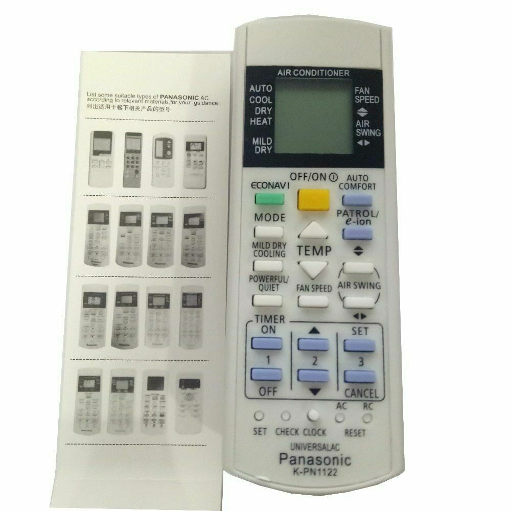 New K-PN1122 KL-PN1128 For All National Panasonic Air Conditioner Remote Control