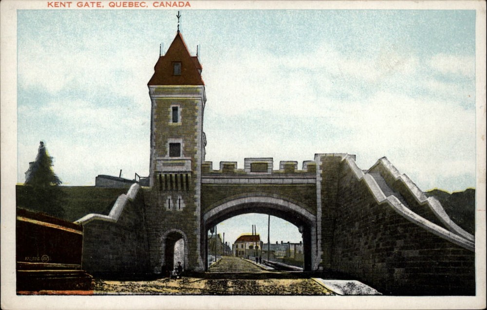 Kent Gate Quebec Canada ~ Valentine ~ 1920s vintage postcard