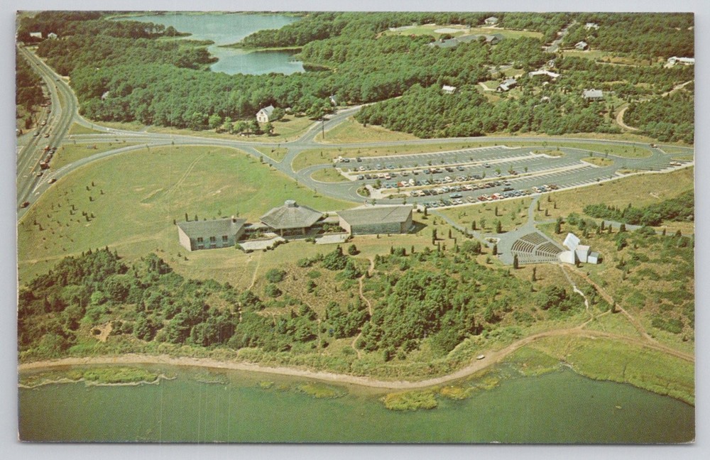 Aerial Salt Pond Visitor Center Eastham National Seashore Cape Cod MA Postcard