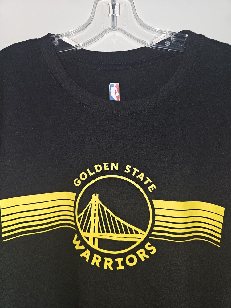 Golden State Warriors 2xl Xxl Mens Black Graphic Logo Short Sleeve Tshirt NBA