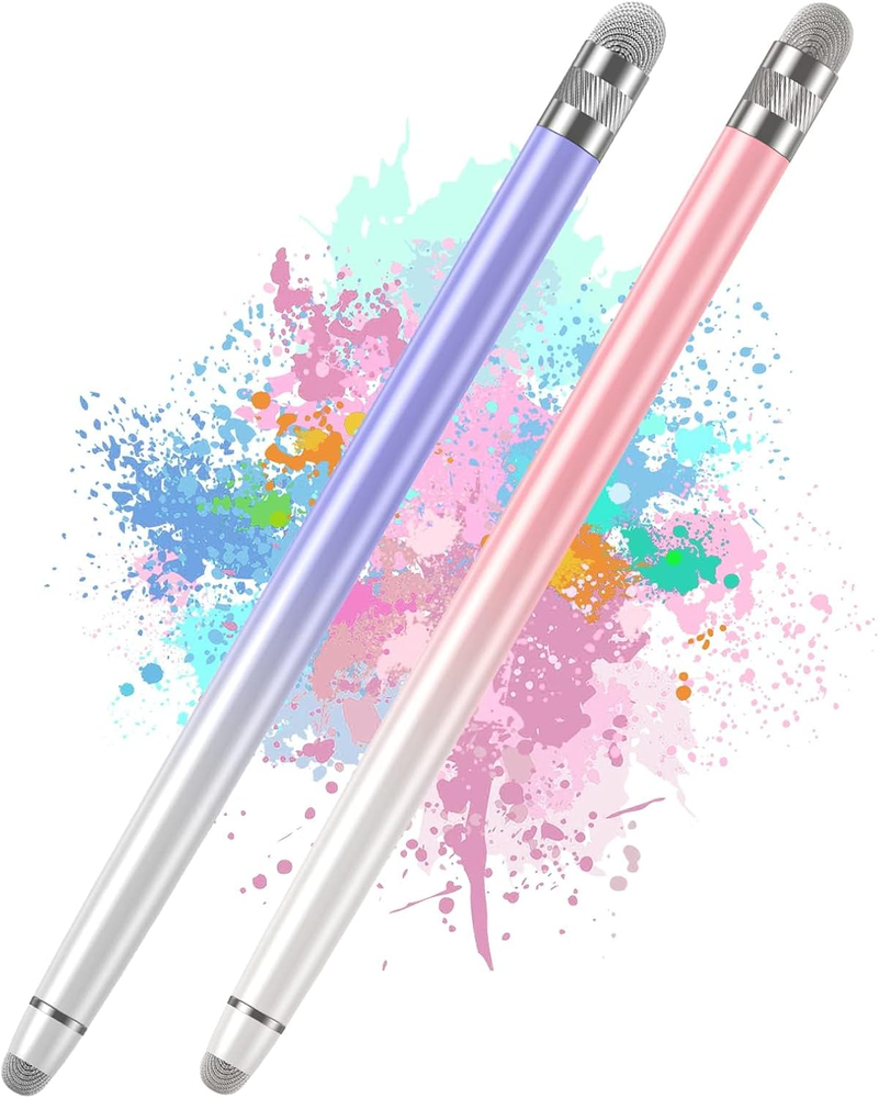2PCS Touch Screen Stylus Pens for iPhone iPad Android Tablet