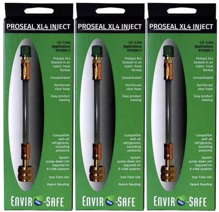 Pro Seal, Stop Leak, Easy Seal, Leak Sealant, Direct Inject 1.5-5 Ton  - 3 Pack
