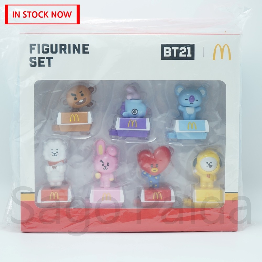 NEW SEALED McDonald's x BTS BT21 Figurine Set  Figure Korea Limited