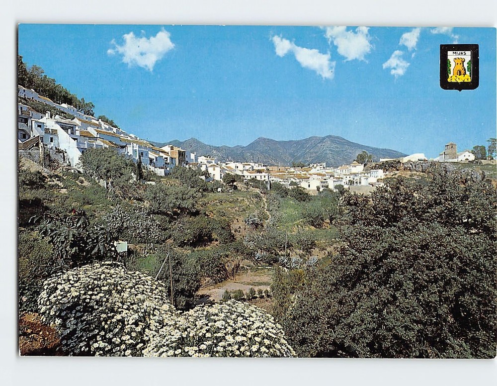 Postcard Partial View Mijas Spain
