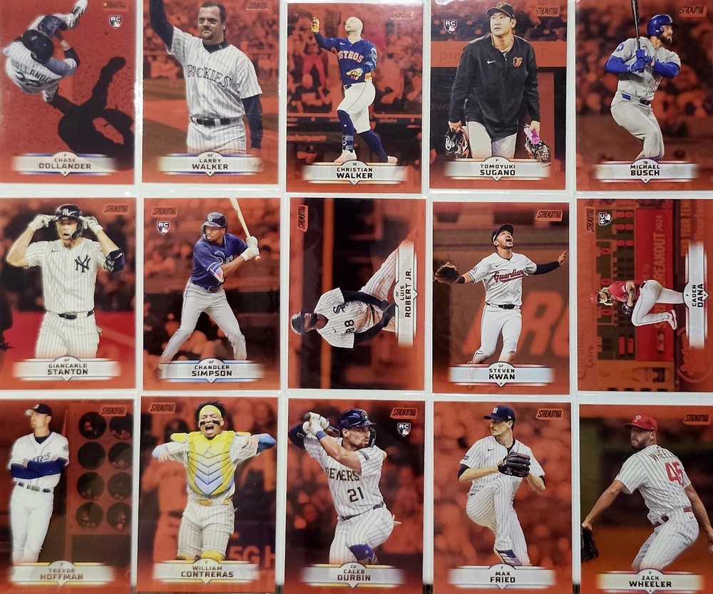 2025 Topps Stadium Club Bronze Foil - Lot Of 15 Cards