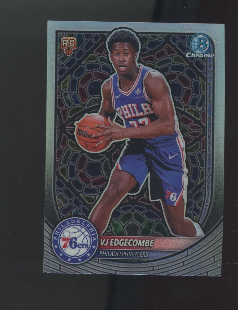 2025 Bowman Chrome Etched In Glass VJ Edgecombe 76ers RC Rookie SSPPROBSTEIN is actively accepting consignments !!