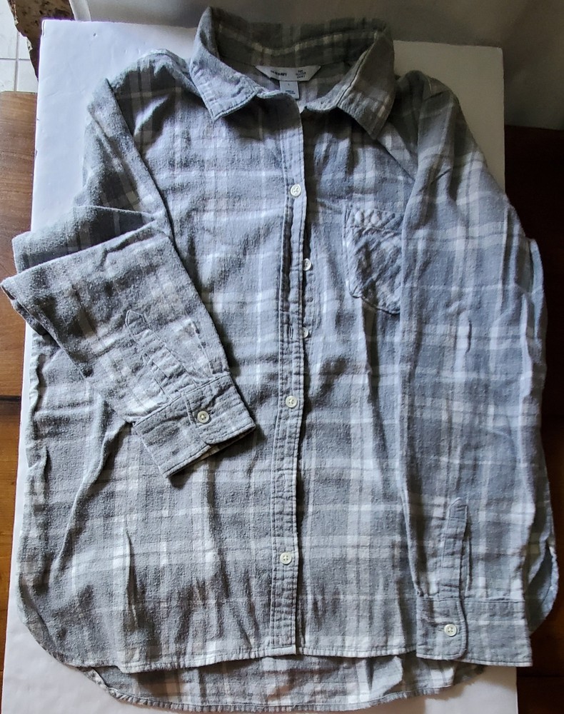Old Navy The Classic Shirt Women's Long Sleeve Button Down Shirt Size Large