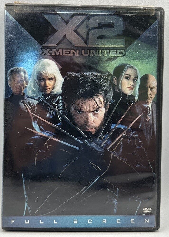 X2  X-Men United DVD 2 Disc Set Hugh Jackman Halle Berry  Free Shipping 2003