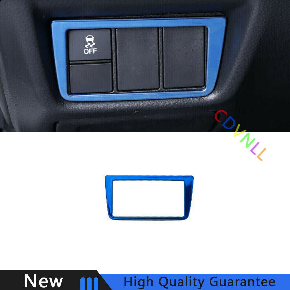 For Honda Accord 10th 18-2022 Blue Titanium Function Control Button Frame Trim
