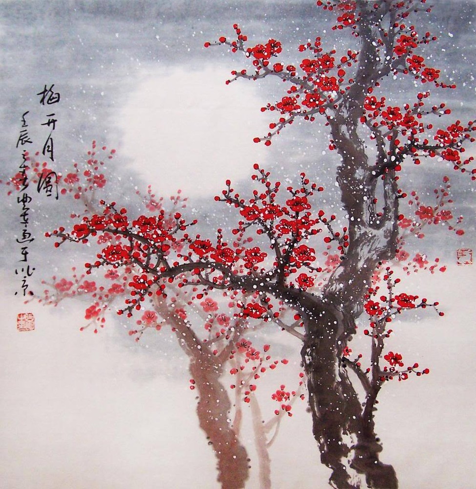 Chinese Classic Art `Blossoms' *FRAMED* CANVAS PRINT POSTER #1 20