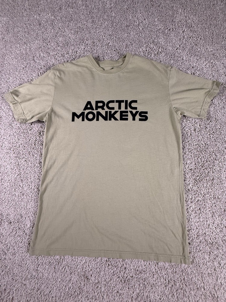 Arctic Monkey North American Tour Rock Green T-Shirt Size Medium New