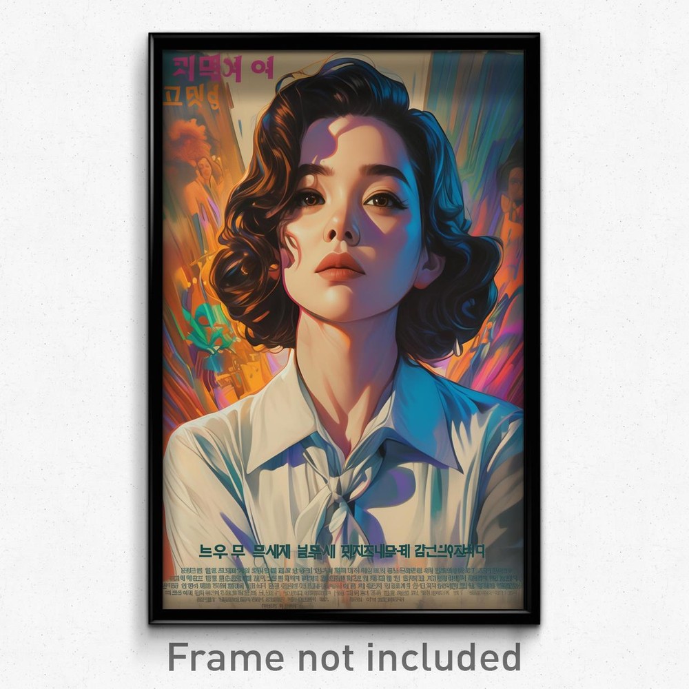 Korean Drama Glum Woman Art Print Side Tie Shirt Poster