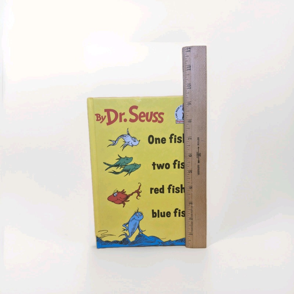 One Fish Two Fish Red Fish Blue Fish by Dr. Seuss, Beginner Books, Hardcover