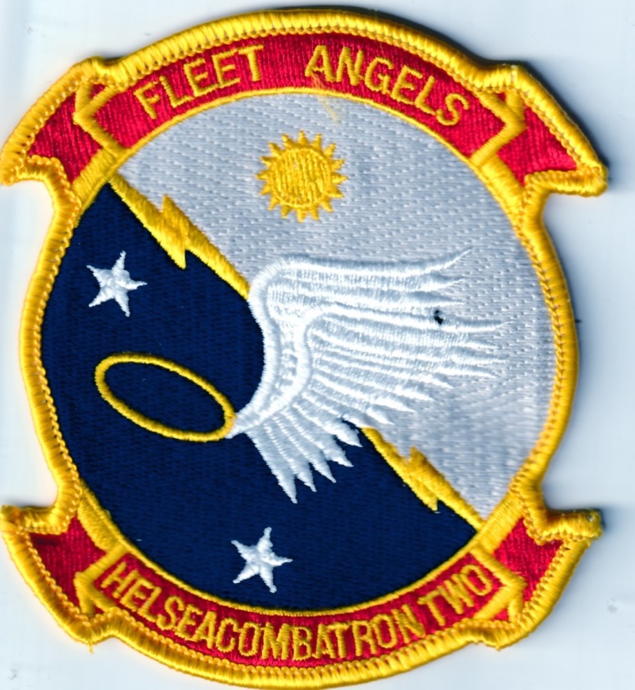USN NAVY Helicopter Sea Combat Squadron 2  HSC-2 'Fleet Angels' patch