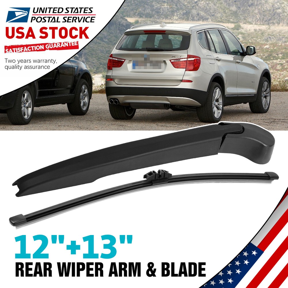 One Set 12''+13'' Premium Soft rubber Windshield Rear Wiper Blades All Season