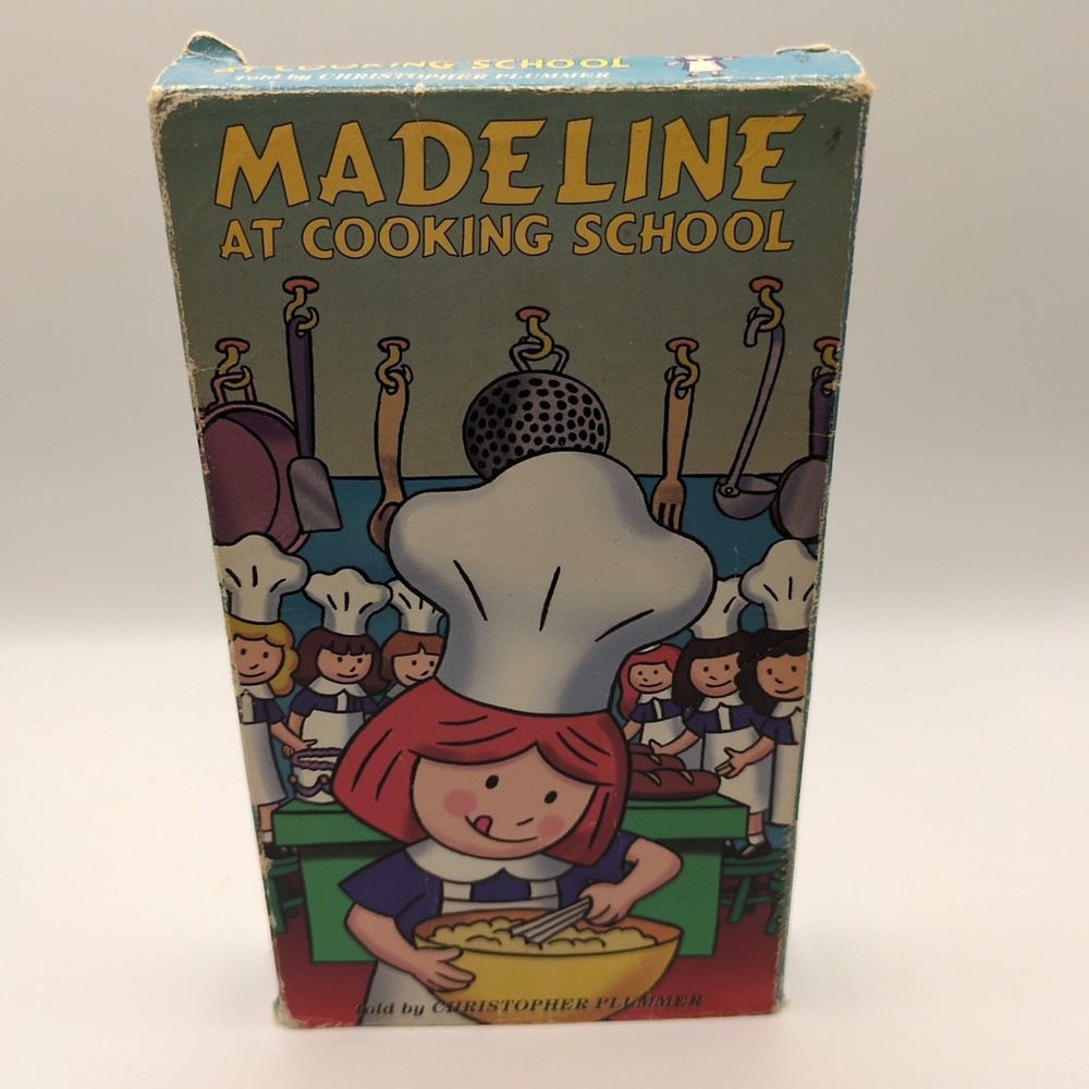 Madeline At Cooking School VHS White Tape **COMBINED SHIPPING**