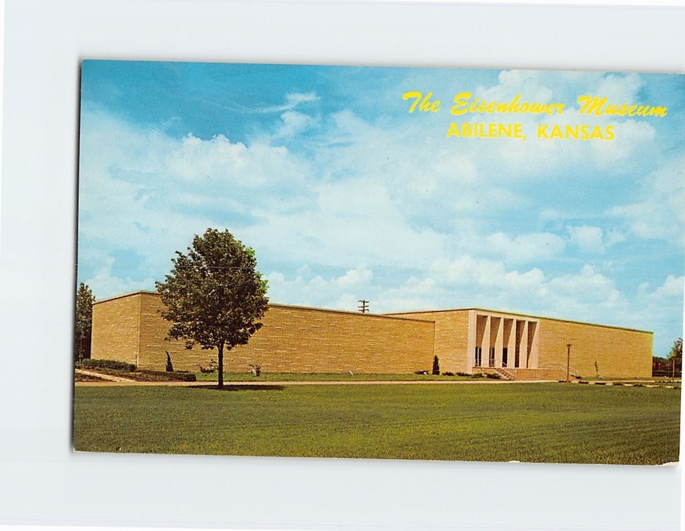 Postcard The Eisenhower Museum Abilene Kansas USA