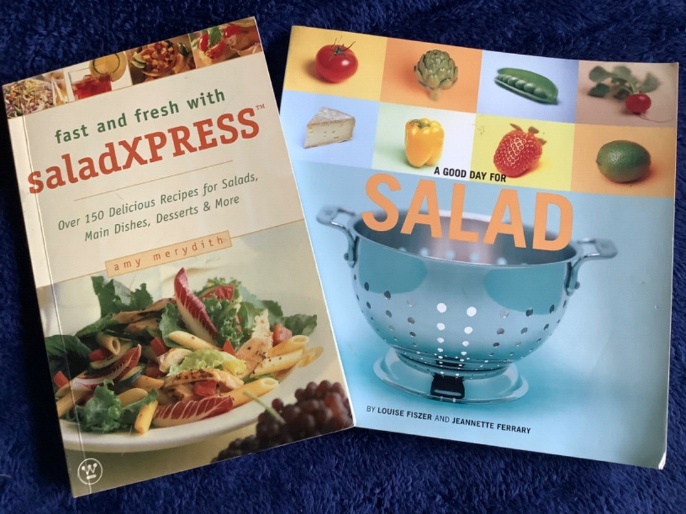 Salads Lot of 2 SaladXpress by Merydith A Good Day for Salad by Fiszer & Ferrary