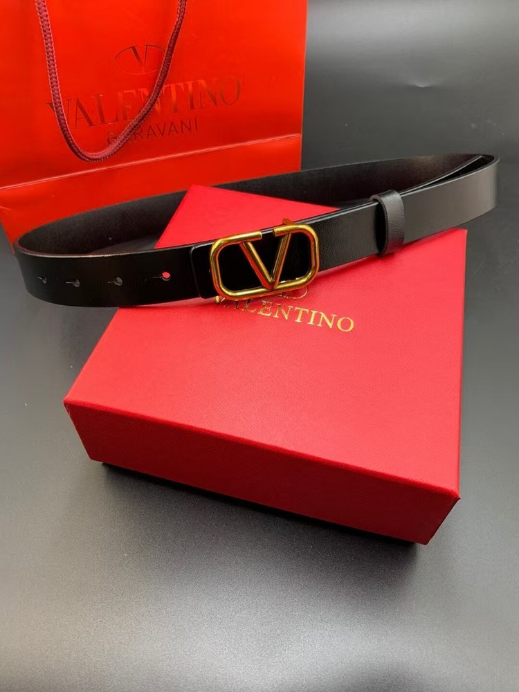 Valen tino Women's Leather Retro Belt Width 3.0cm Without box