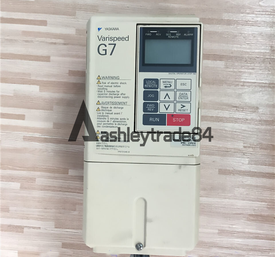ONE USED Frequency Converter G7 series CIMR-G7A21P5 1.5KW 220V #F8