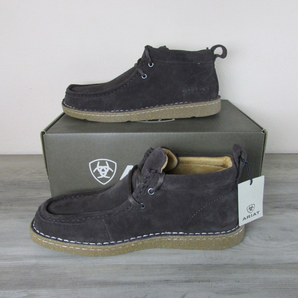 Ariat Mens 11 Clean Country Chukka Boot in Fudge Brown 10044601