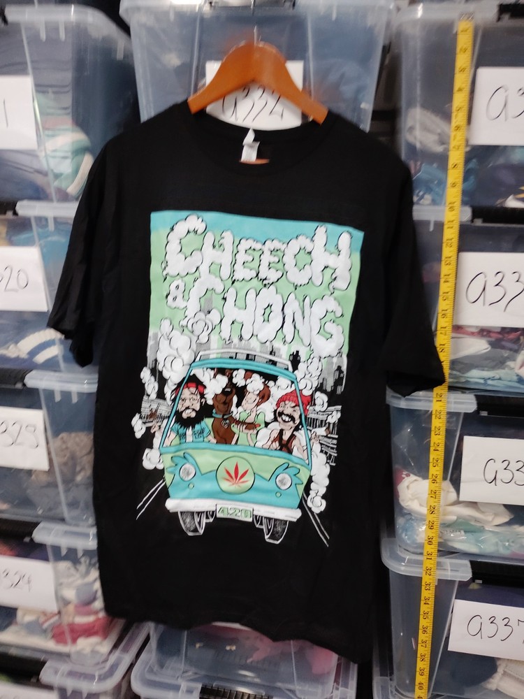 Cheech And Chong Scooby Doo Shirt Size XL 420 Cartoon A36