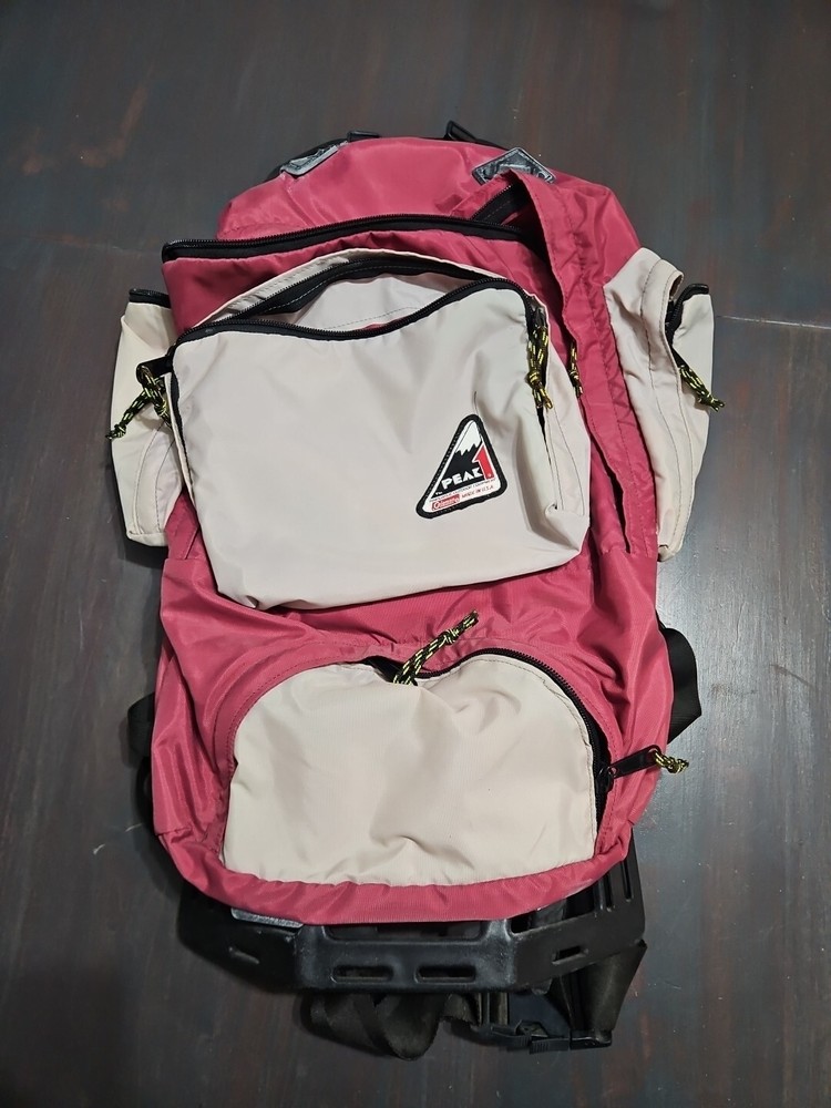 Vintage Coleman Peak 1 Backpack External Frame Hiking Pack Camping