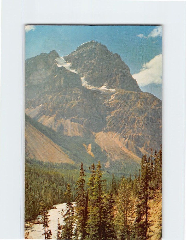 Postcard Mount Stephen Canadian Rockies British Columbia Canada