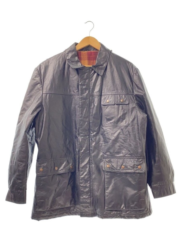 Leather Jacket Blouson/-/Leather/Blk 3498