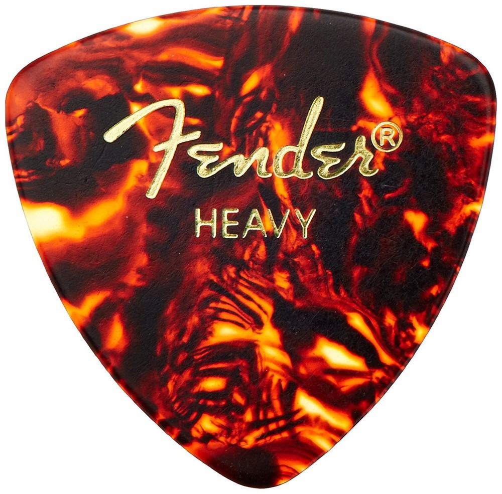 Fender 346 Classic Celluloid Guitar Picks - SHELL - HEAVY - 72-Pack (1/2 Gross)