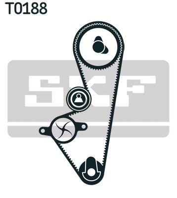 VKMC 03253 SKF water pump + timing belt kit for Citroen, Peugeot