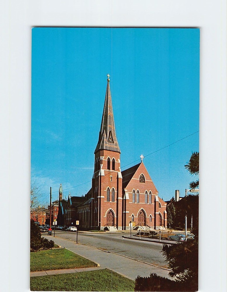 Postcard St. Joseph's Catholic Church Manchester NH USA