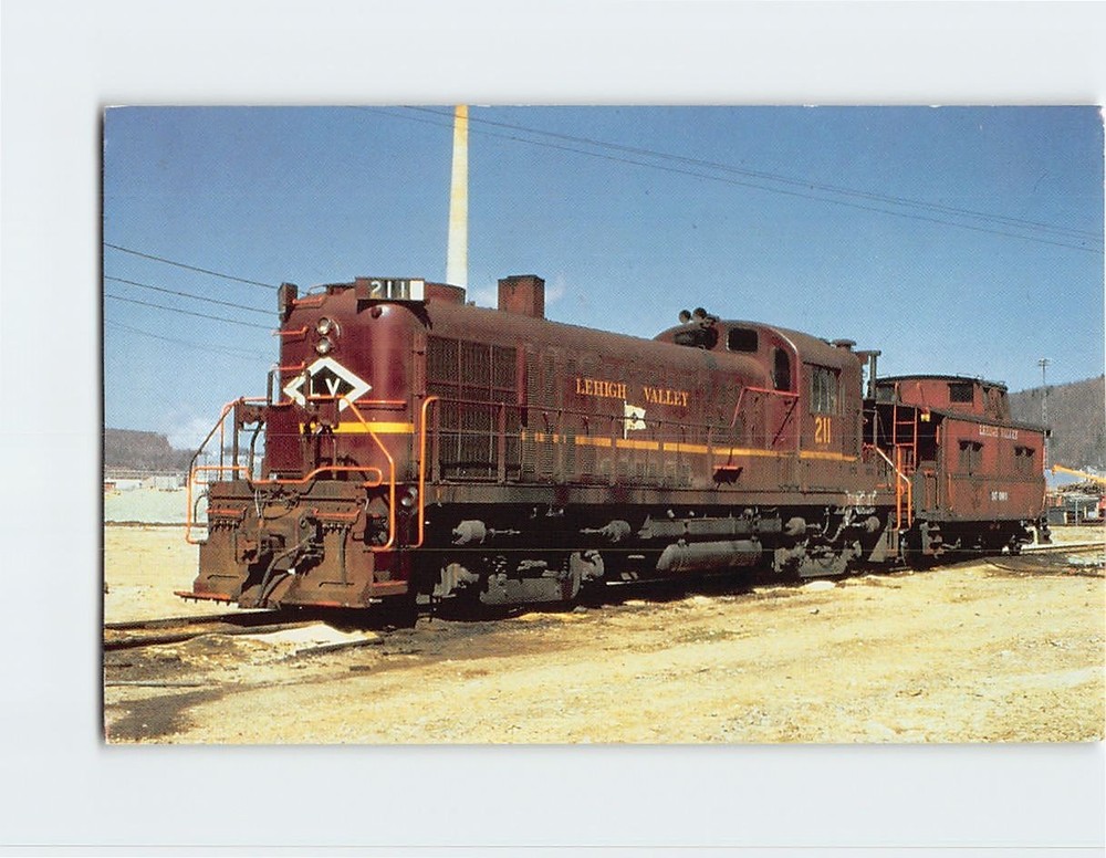 Postcard Alco RS3m Road Switcher Number 11 Lehigh Valley Railroad PA USA
