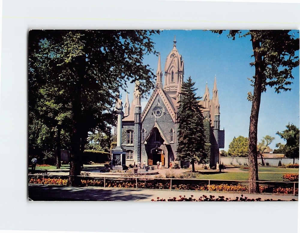 Postcard Assembly Hall Temple Square Salt Lake City Utah USA