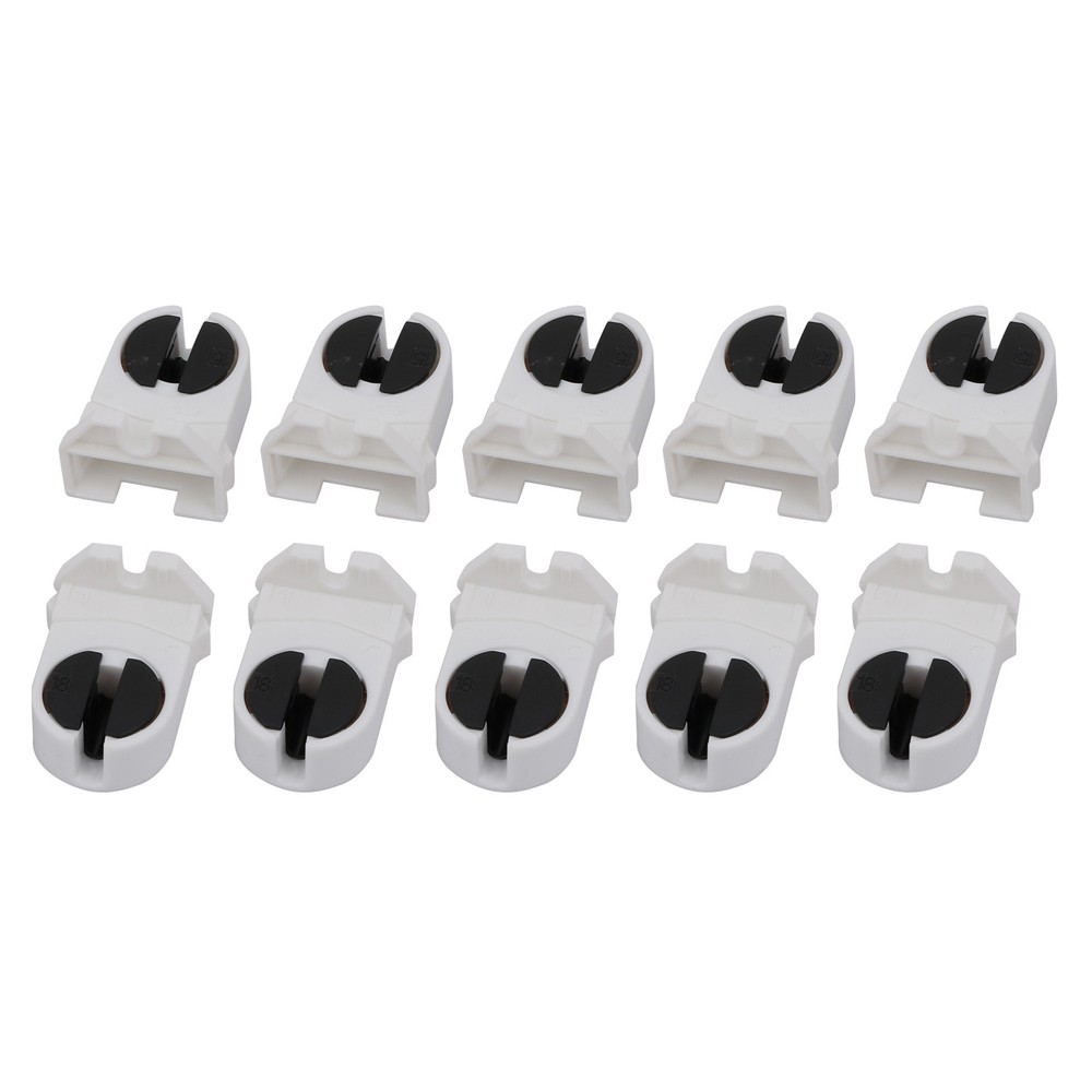20 Pcs Fluorescent Light Holder T5 Lamp Socket G5 Base White 2A AC 500V