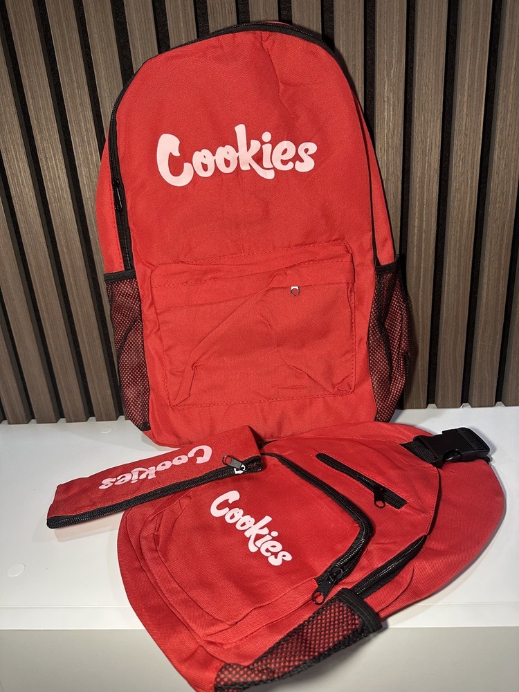 Cookies backpack set 3 piece set - Red Color