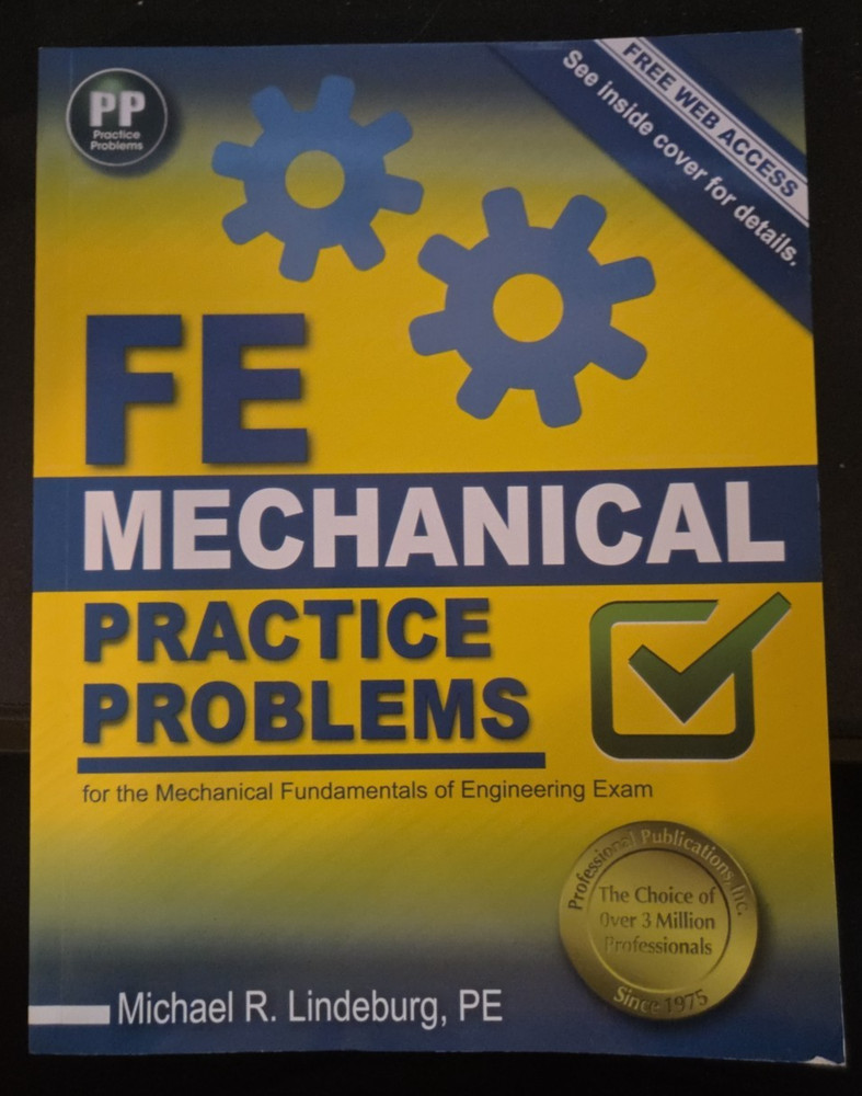 FE Mechanical Practice Problems-Comprehensive Practice for the Engr Exam