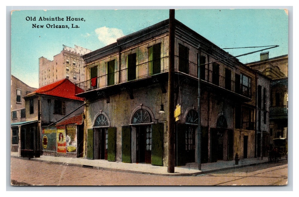 Old Absinthe House New Orleans Louisiana LA  UNP DB Postcard Y8-image