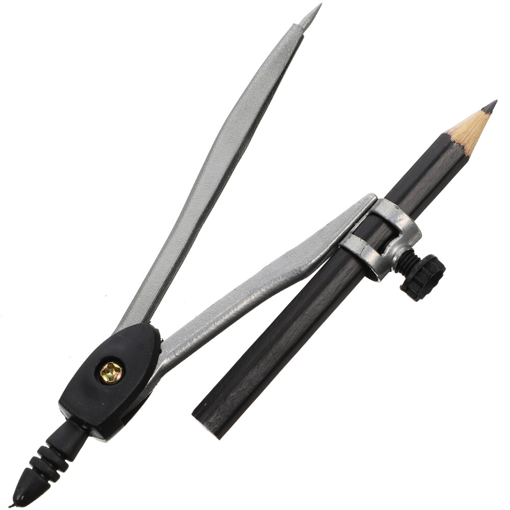 Compass with Pencil Holder for Woodworking Large Pupils Student