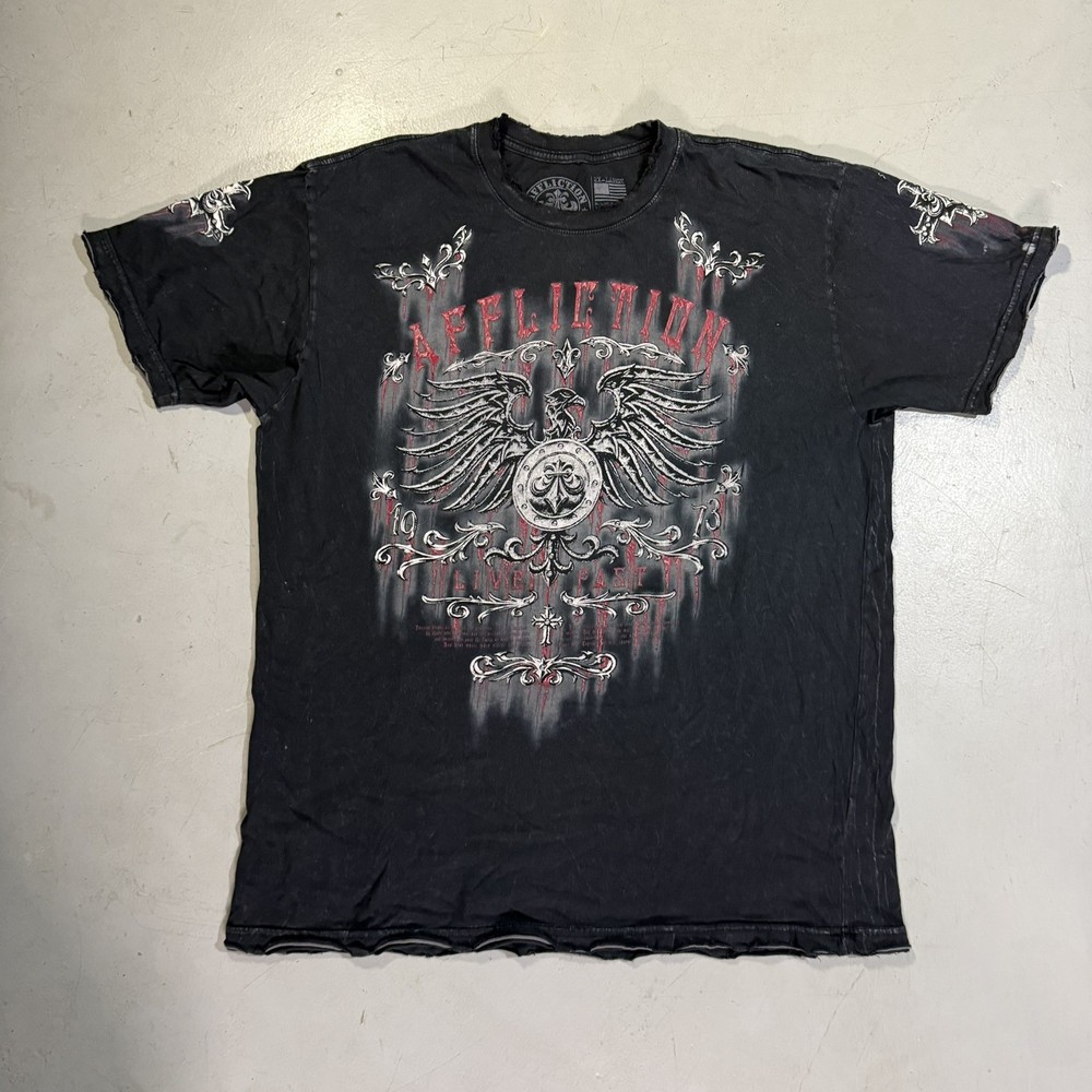 Affliction Men's Short Sleeve T-Shirt size XXL